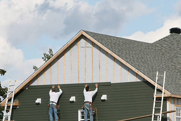 Professional Siding Repair technician working in Marion, NC